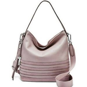 Fossil Maya Small Hobo Orchid Tint